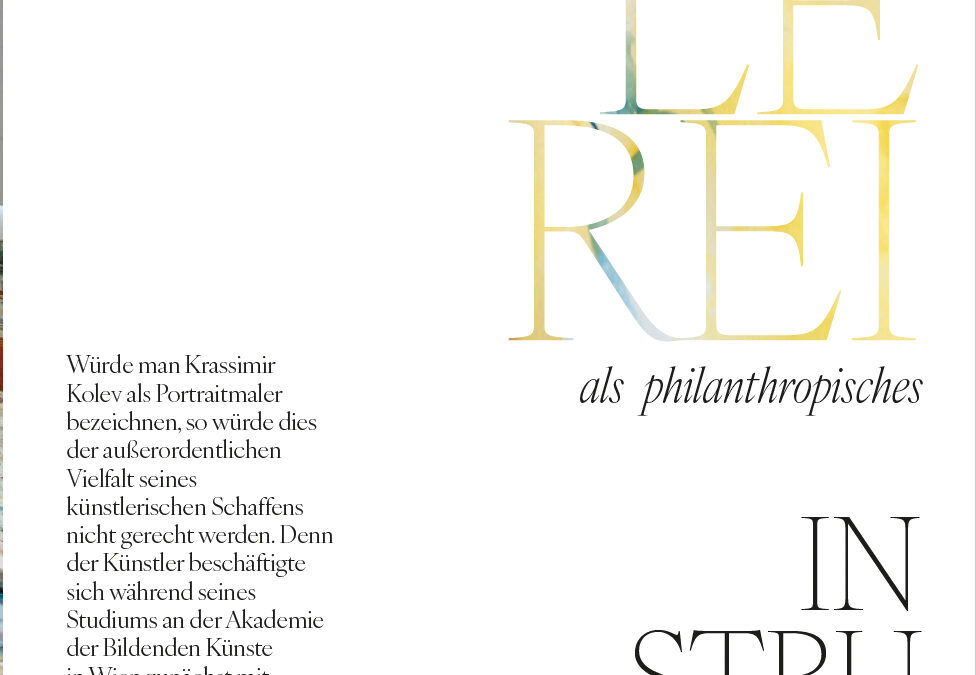 stayinart: Malerei als philanthropisches Instrumentarium