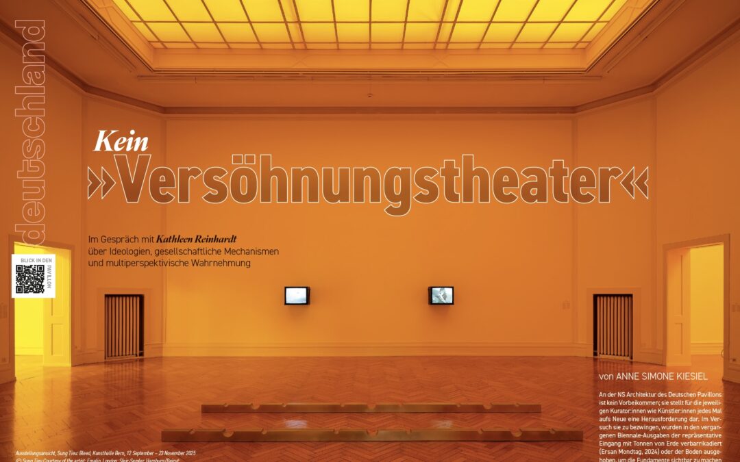 „Kein Versöhnungstheater“ Der Deutsche Pavillion auf der Venedig Biennale 2026