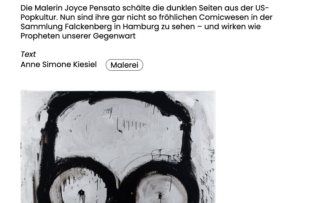 Monopol: Joyce Pensato – Neurosen auf Leinwand