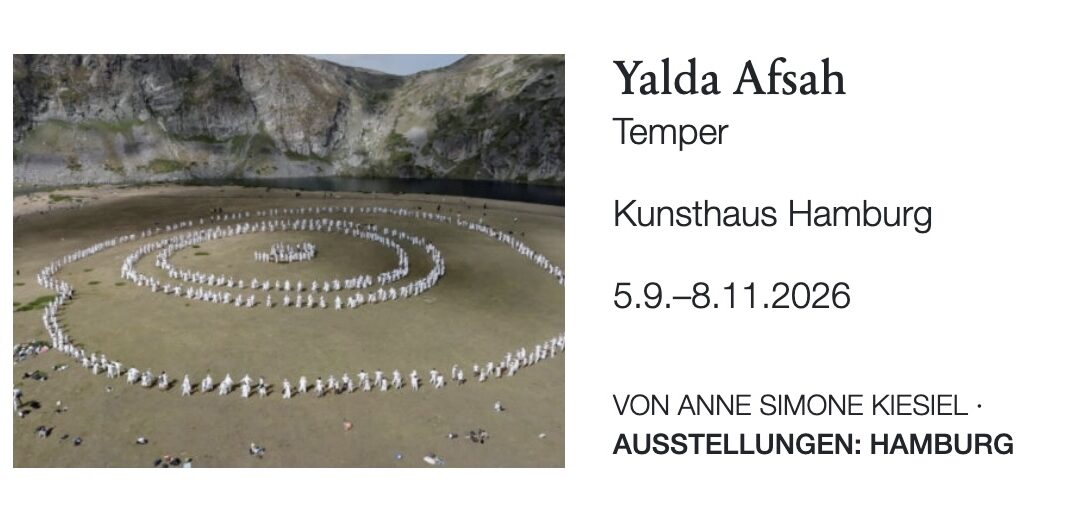 Kunstforum: Yalda Afsah – Temper